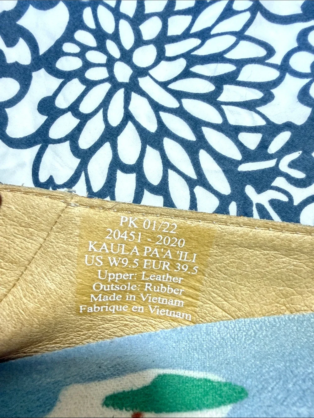Neutral Beige Embroidered Espadrille Flats by Olukai